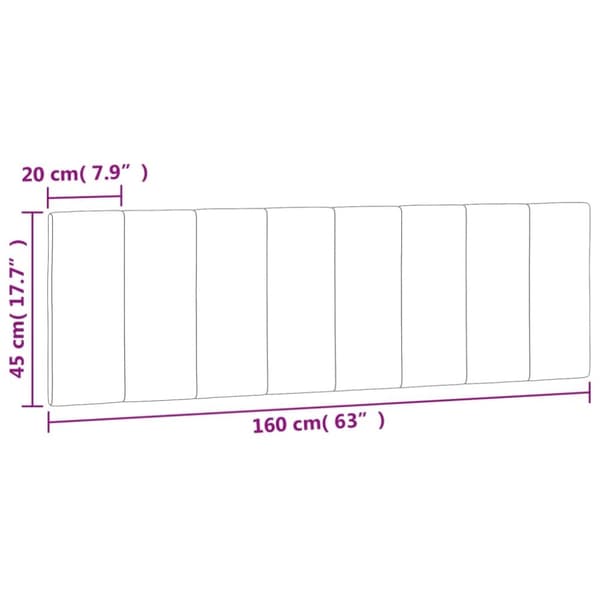 gavlpude 160 cm velour blå
