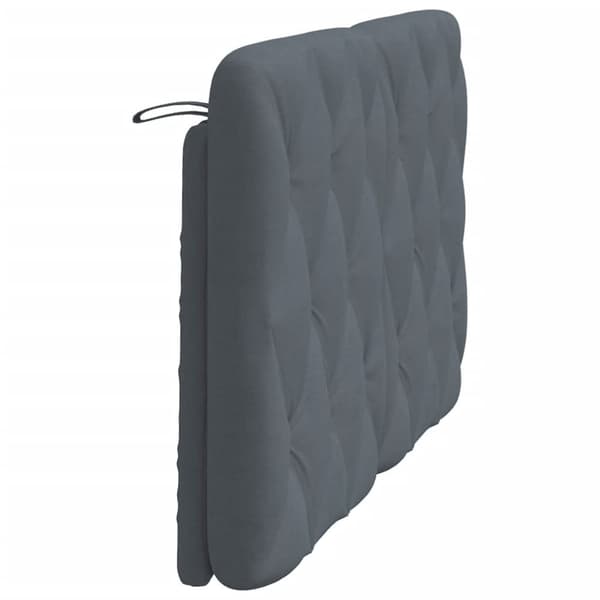 gavlpude 140 cm velour mørkegrå