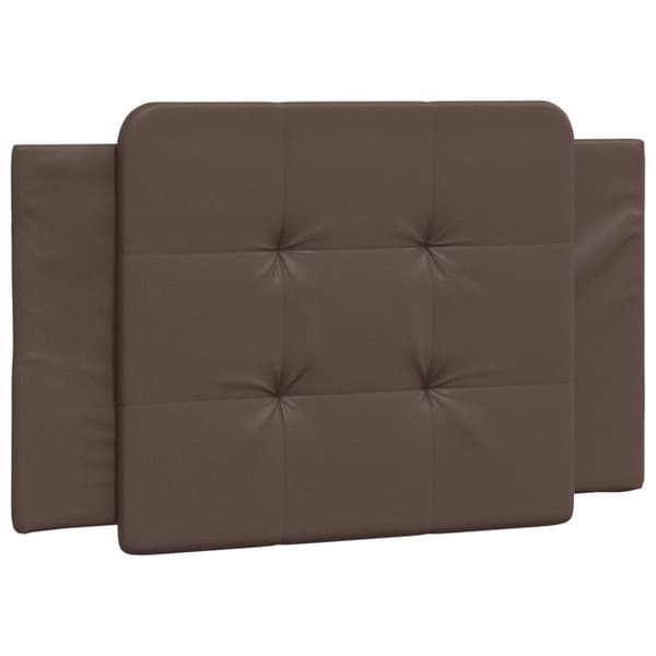 gavlpude 80 cm kunstlæder brun