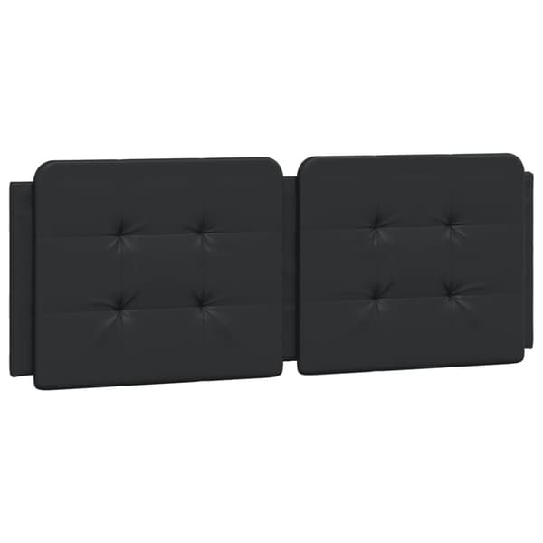 gavlpude 140 cm kunstlæder sort