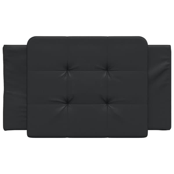 vidaXL gavlpude 90 cm kunstlæder sort