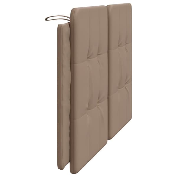 vidaXL gavlpude 160 cm kunstlæder cappuccinofarvet