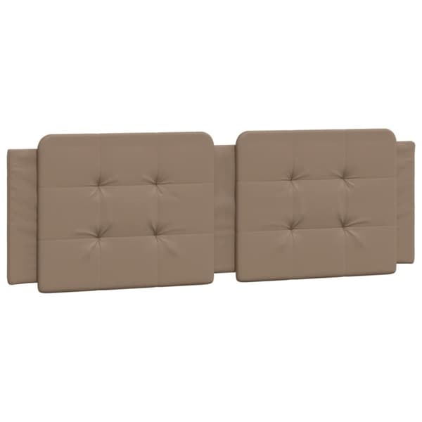 vidaXL gavlpude 160 cm kunstlæder cappuccinofarvet