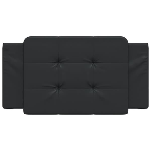 vidaXL gavlpude 100 cm kunstlæder sort