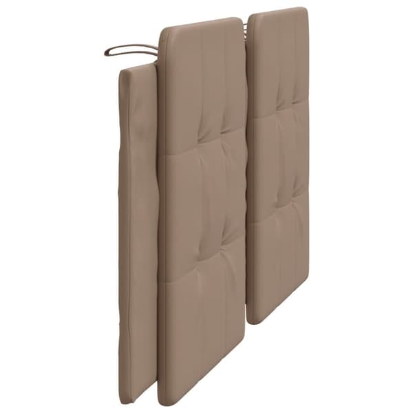 vidaXL gavlpude 180 cm kunstlæder cappuccinofarvet