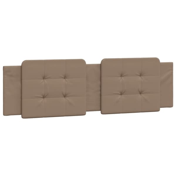 vidaXL gavlpude 180 cm kunstlæder cappuccinofarvet