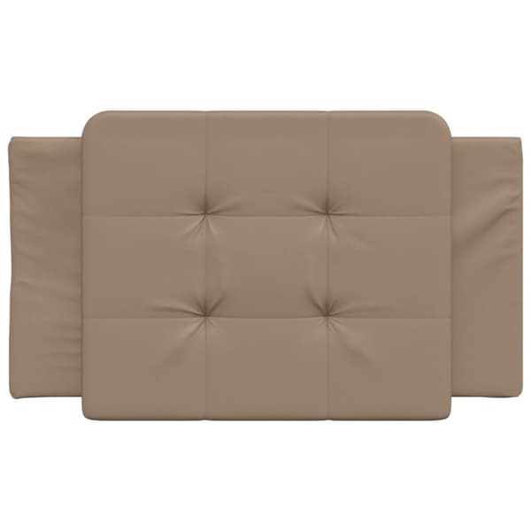 vidaXL gavlpude 90 cm kunstlæder cappuccinofarvet