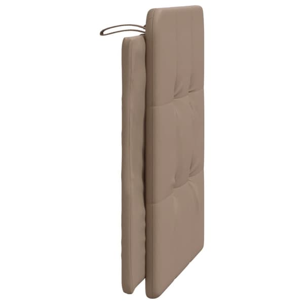 vidaXL gavlpude 90 cm kunstlæder cappuccinofarvet