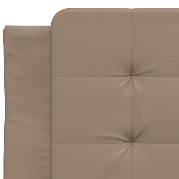 vidaXL gavlpude 90 cm kunstlæder cappuccinofarvet