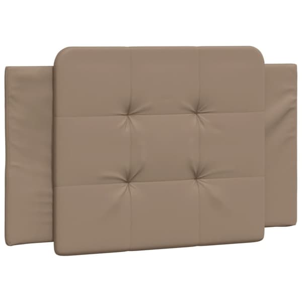 vidaXL gavlpude 90 cm kunstlæder cappuccinofarvet