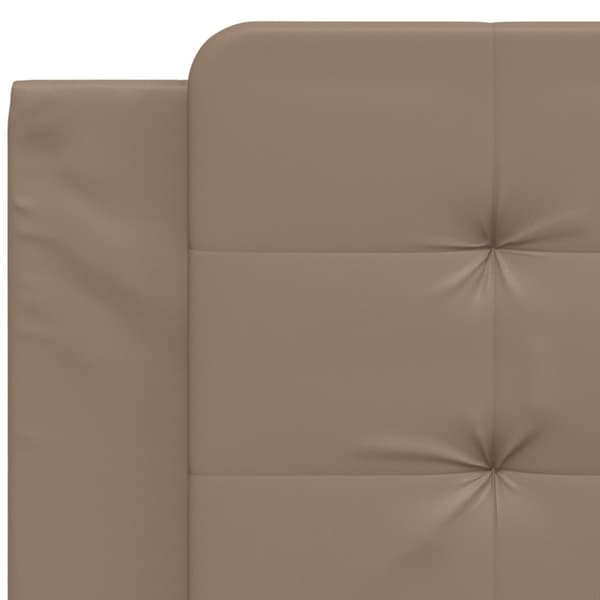 vidaXL gavlpude 100 cm kunstlæder cappuccinofarvet