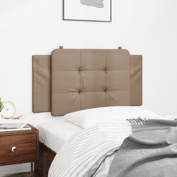 vidaXL gavlpude 100 cm kunstlæder cappuccinofarvet