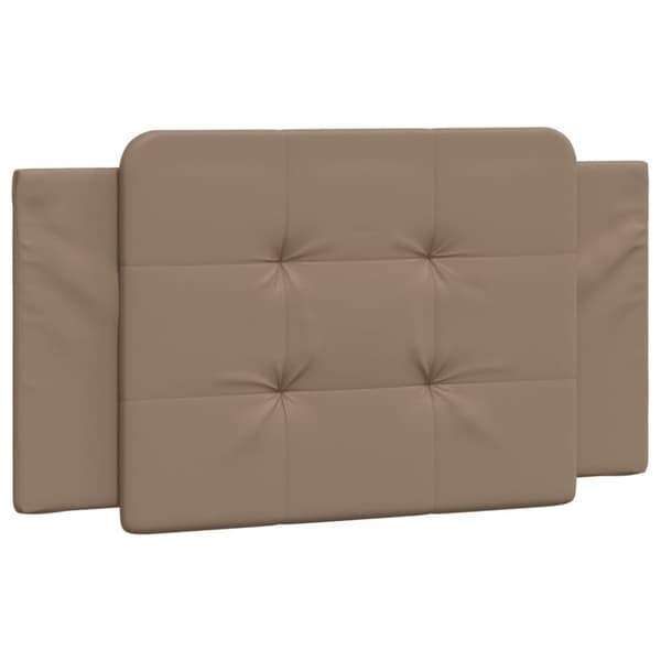vidaXL gavlpude 100 cm kunstlæder cappuccinofarvet
