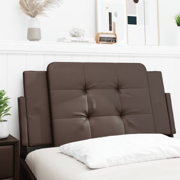 vidaXL gavlpude 100 cm kunstlæder brun