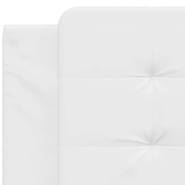 vidaXL Dyna till huvudgavel vit 100 cm konstläder