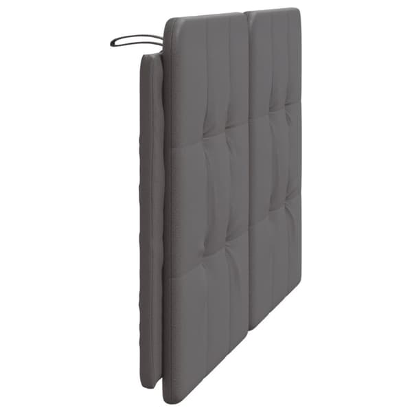 vidaXL gavlpude 160 cm kunstlæder grå