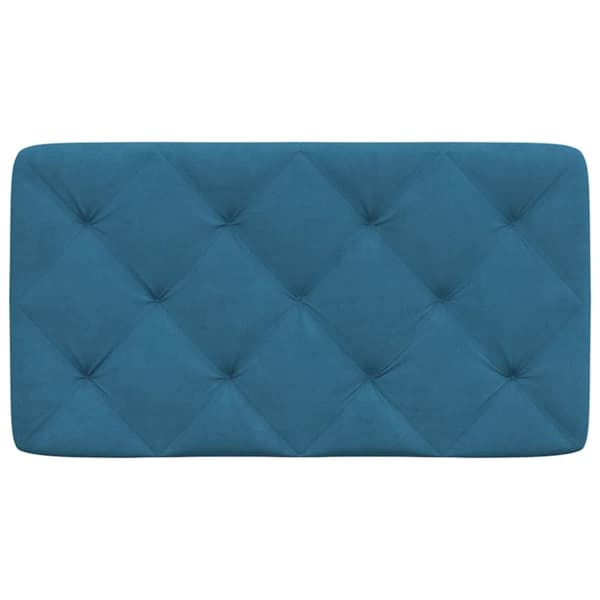 vidaXL gavlpude 80 cm velour blå