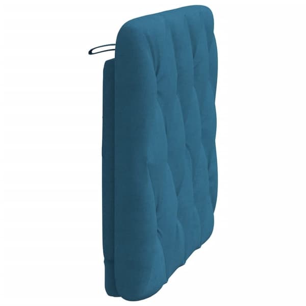 vidaXL gavlpude 80 cm velour blå