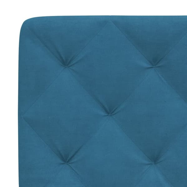 vidaXL gavlpude 80 cm velour blå