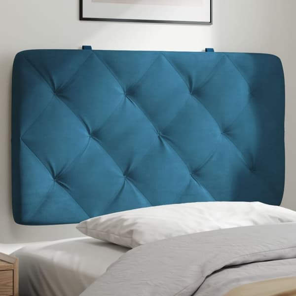 vidaXL gavlpude 80 cm velour blå