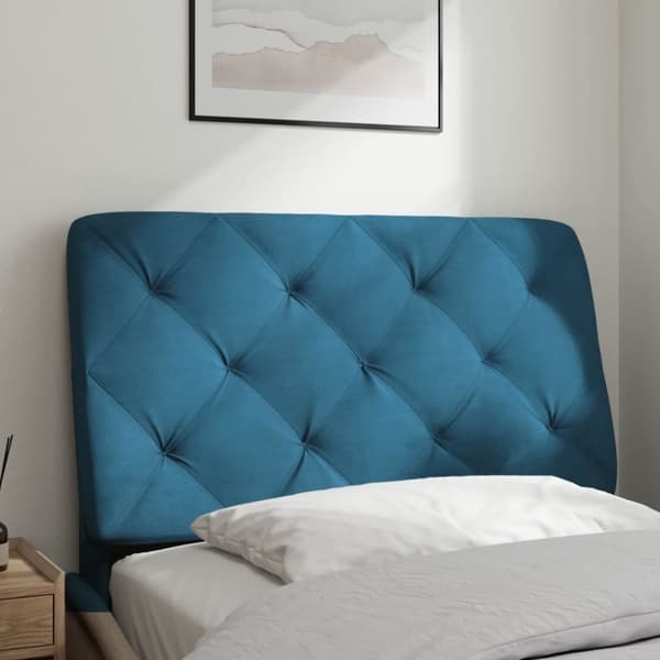 vidaXL gavlpude 80 cm velour blå