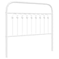 Pikkukuva 1 / 7: vidaXL Metallinen sängynpääty valkoinen 100 cm