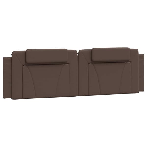 vidaXL gavlpude 180 cm kunstlæder brun