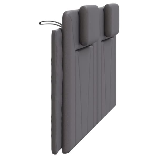 vidaXL gavlpude 160 cm kunstlæder grå