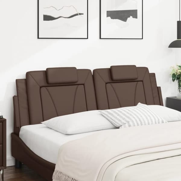 vidaXL gavlpude 160 cm kunstlæder brun