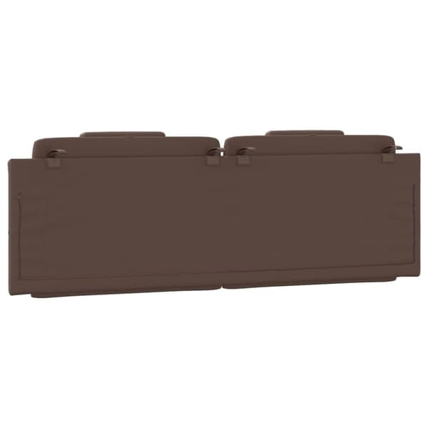 vidaXL gavlpude 160 cm kunstlæder brun