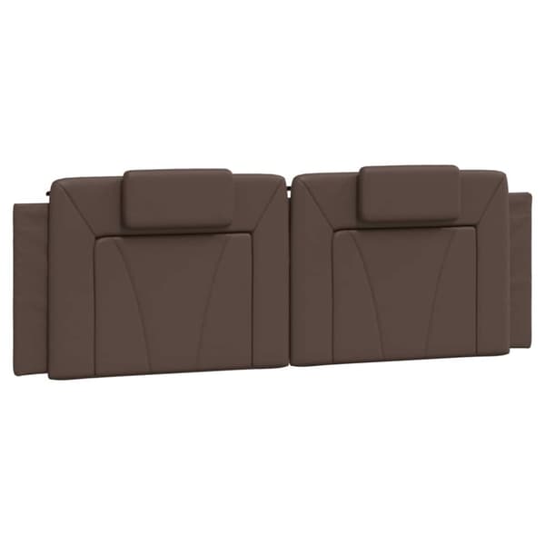 vidaXL gavlpude 160 cm kunstlæder brun