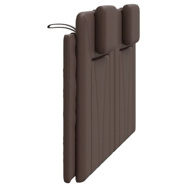 vidaXL gavlpude 140 cm kunstlæder brun
