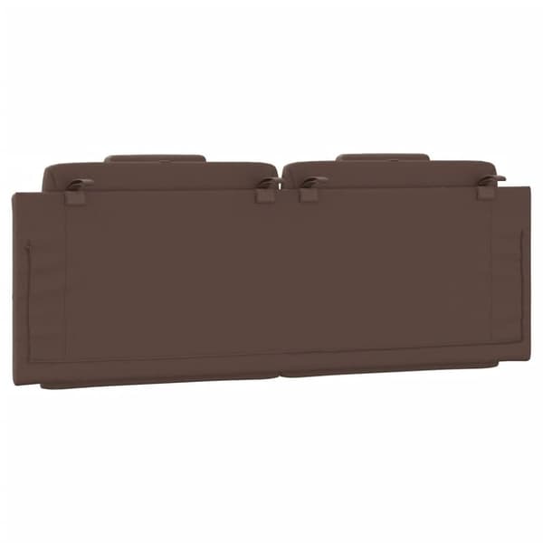 vidaXL gavlpude 140 cm kunstlæder brun