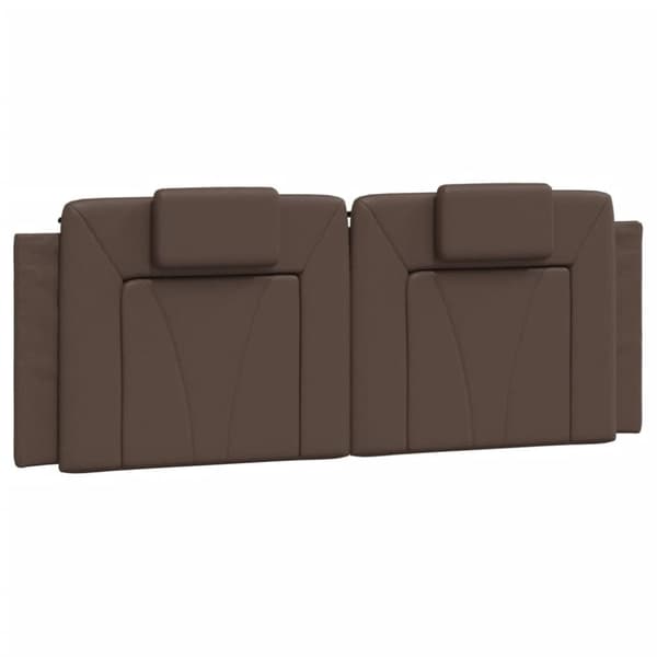 vidaXL gavlpude 140 cm kunstlæder brun