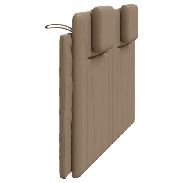 vidaXL gavlpude 160 cm kunstlæder cappuccinofarvet