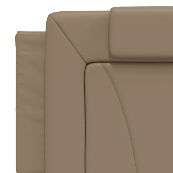 vidaXL gavlpude 160 cm kunstlæder cappuccinofarvet
