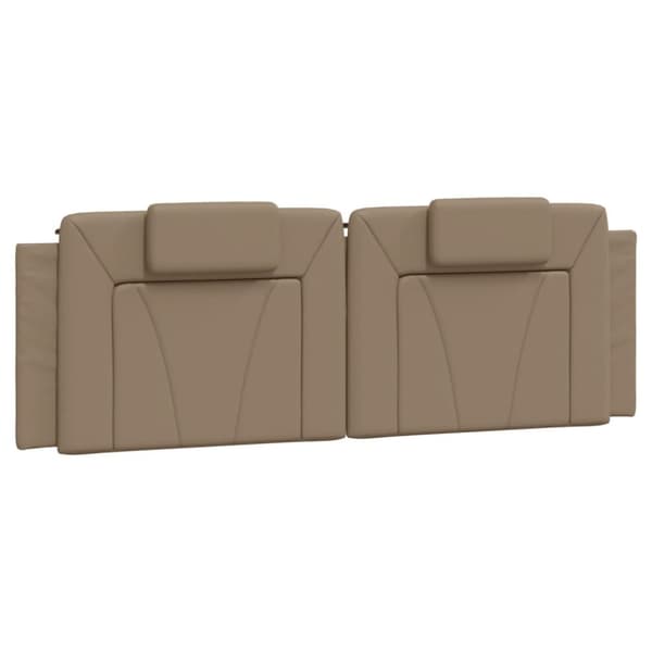vidaXL gavlpude 160 cm kunstlæder cappuccinofarvet