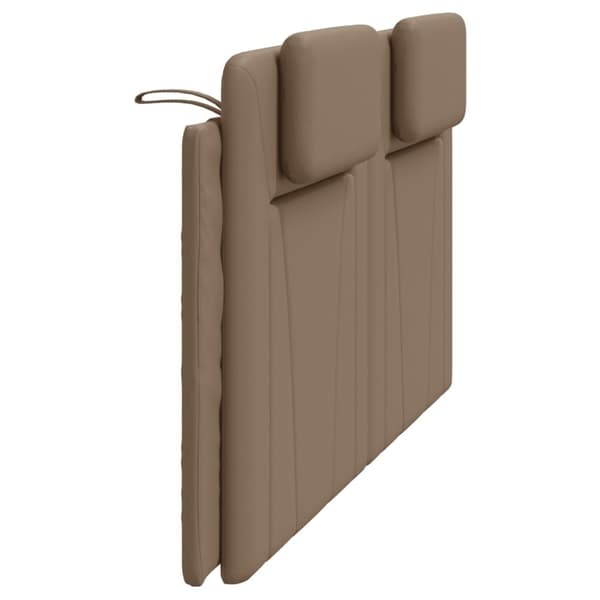 vidaXL gavlpude 180 cm kunstlæder cappuccinofarvet