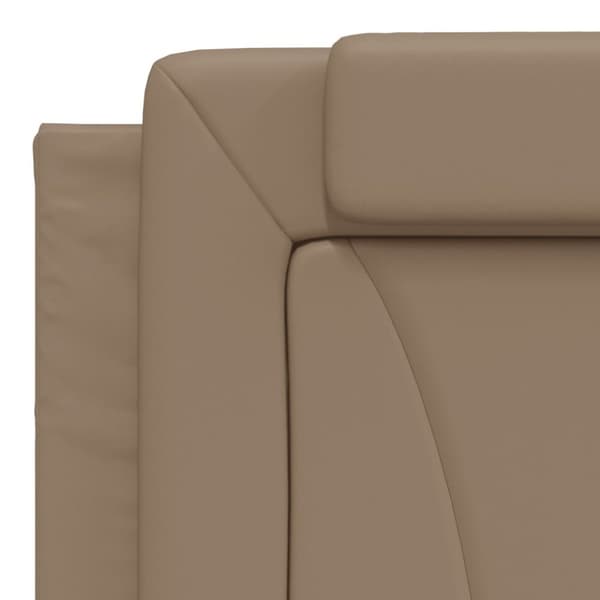 vidaXL gavlpude 180 cm kunstlæder cappuccinofarvet