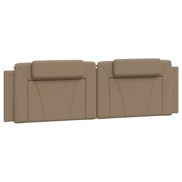vidaXL gavlpude 180 cm kunstlæder cappuccinofarvet