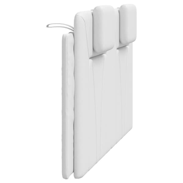 vidaXL gavlpude 140 cm kunstlæder hvid