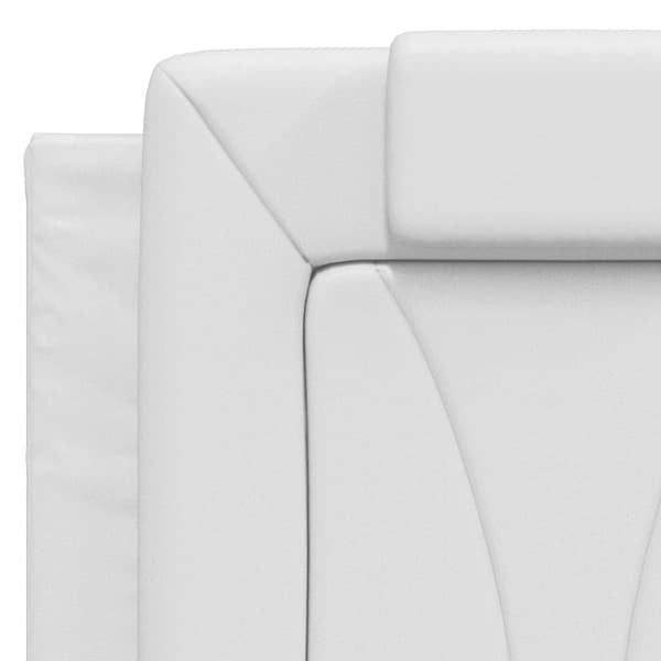 vidaXL gavlpude 140 cm kunstlæder hvid