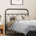 Pikkukuva 2 / 7: vidaXL Metallinen sängynpääty musta 107 cm