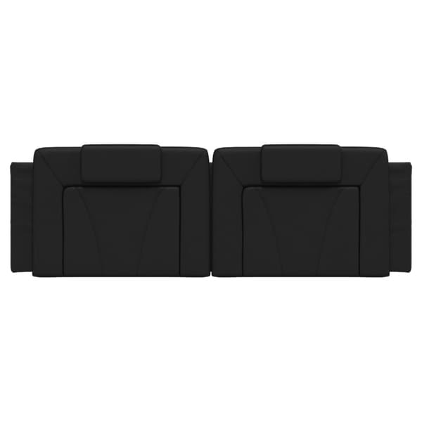 vidaXL gavlpude 160 cm kunstlæder sort