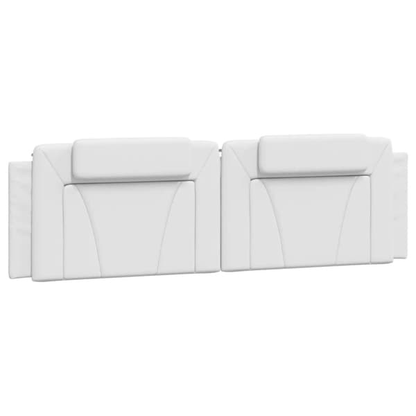 vidaXL gavlpude 180 cm kunstlæder hvid