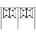 Miniatyrbillede 5 af 7: vidaXL sengegavl 135 cm metal sort