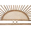 Miniatyrbild 2 av 3: Sänggavel DKD Home Decor Naturell Solros Trä Rattan 178 x 4 x 90 cm 178 x 4 x 127 cm