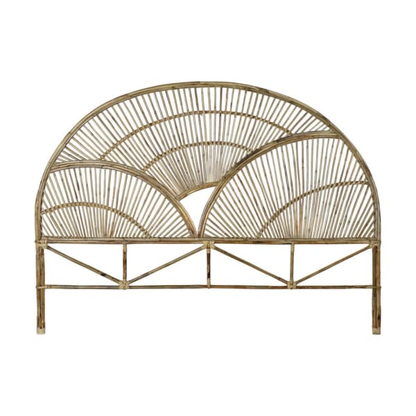 Senge gavl DKD Home Decor Naturell Rotting (178 x 4 x 128 cm)