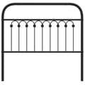 Miniatyrbillede 4 af 6: sengegavl 100 cm metal sort