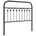 Miniatyrbillede 2 af 6: sengegavl 100 cm metal sort